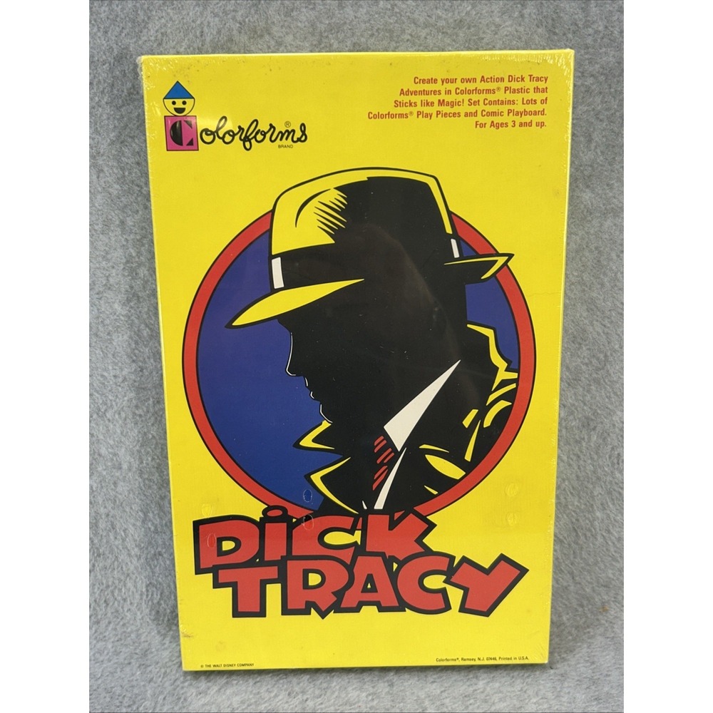 Vintage Dick Tracy  Colorforms set 1990 Factory Sealed!